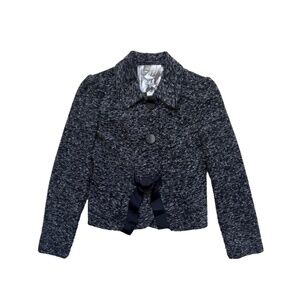Mac & Jac Black and White Tweed Blazer Jacket